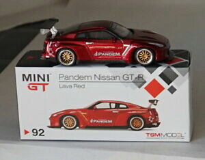 �y���������z�z�r�[�@�͌^�ԁ@�ԁ@���[�V���O�J�[ �~�j�O�A�e�}���E�B���O���b�h�n���h��mini gt mgt00092r 164 pandem nissan gtr r35 gt aile lava rouge rhd 92