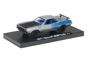 yzzr[@͌^ԁ@ԁ@[VOJ[ v}X}VhCo1971 plymouth hemi cuda si, m2 machines, pilotes, 164, emballage dorigine