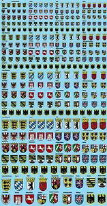 yzzr[@͌^ԁ@ԁ@[VOJ[ hCcarmoiries allemagne etats federaux 190x100 mm environ 310 mm haut 118