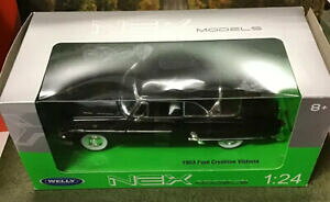 yzzr[@͌^ԁ@ԁ@[VOJ[ ftH[hrNgA_CJXgJ[ubNwelly nex models 1953 ford crestline victoria diecast voiture comme neuf echelle 124 noir