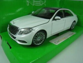【送料無料】ホビー　模型車　車　レーシングカー メルセデスベンツクラスmercedes benz s class w222 124 welly white