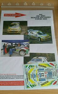 yzzr[@͌^ԁ@ԁ@[VOJ[ fJ[vW[NT_[c[hRX[[decals 124 ref 844 peugeot 206 wrc bengue tour de corse 2004 rally rallye