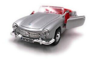 yzzr[@͌^ԁ@ԁ@[VOJ[ ZfXxcfmercedes benz maquette de voiture avec wunschkennzeichen 190 sl ancienne argent
