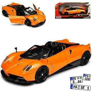 yzzr[@͌^ԁ@ԁ@[VOJ[ [hX^[IWJuII[gfpagani huayra roadster cabriolet orange ab 2012 124 motormax modele auto de ou