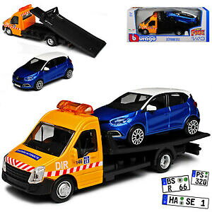 yzzr[@͌^ԁ@ԁ@[VOJ[ m[fautotransporteur avec renault ca bleu ab 2013 143 bburago modele auto avec ode