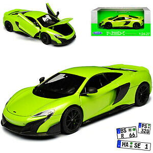 yzzr[@͌^ԁ@ԁ@[VOJ[ }N[O[I[gJbgfmclaren 675lt coupe vert 20152017 124 welly modele auto avec ou sans individi