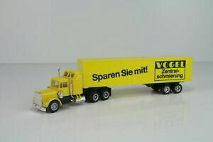 【送料無料】ホビー 模型車 車 レーシングカー スーツケースセミトレーラherpa kenworth valise semiremorque 3a2a jaune oiseau centrales lubrificationh10227