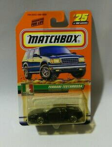 yzzr[@͌^ԁ@ԁ@[VOJ[ }b`{bNXtF[uX^[matchboxmb 25 ferrari testarossaneuf dans sa boiteblister