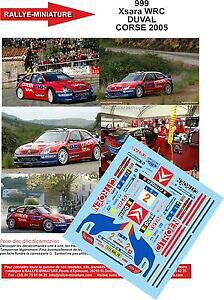 yzzr[@͌^ԁ@ԁ@[VOJ[ fJ[VgGNTfoc[hRX[[decals 124 ref 999 citroen xsara wrc duval tour de corse 2005 rally rallye