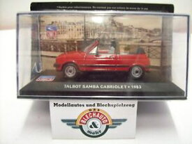 【送料無料】ホビー　模型車　車　レーシングカー サンバカブリオレネットワークボックスtalbot samba cabriolet, 1983, red, ixo 143, neuf dans sa boite
