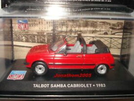 【送料無料】ホビー　模型車　車　レーシングカー カブリオレtalbot samba cabriolet rouge 1983 au 143