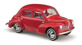 【送料無料】ホビー　模型車　車　レーシングカー ブッシュホスケールルノーbusch echelle ho 187 1958 renault 4cv rouge bn 46523