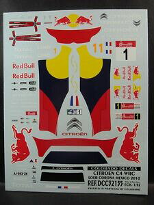 yzzr[@͌^ԁ@ԁ@[VOJ[ fJ[VgG[u[LVRVeBRhdecals 132 citroen c4 wrc 1 loeb rallye mexico 2010 colorado 32155