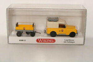 yzzr[@͌^ԁ@ԁ@[VOJ[ h[o[g[?pbP[Wwiking 010005 187 land rover avec remorque ptt neuf emballage