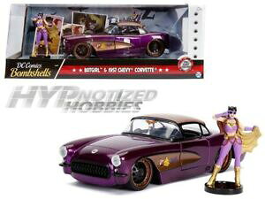 yzzr[@͌^ԁ@ԁ@[VOJ[ V{[Rxbgp[vjada 124 dc bombshells batgirl amp; 1957 chevrolet corvette moule violet 30457