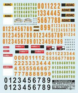 yzzr[@͌^ԁ@ԁ@[VOJ[ fJ[[v[ghCcI[XgARhdecals 132 plaques rallye wrc 2013 allemagne australie colorado 32200