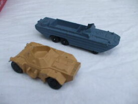 【送料無料】ホビー　模型車　車　レーシングカー フェレットダックdinky army ferret scout car et un dukw
