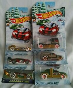 【送料無料】ホビー 模型車 車 レーシングカー ホットホイールセットhot wheels 2017holiday hotrods set complet de 6