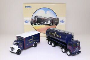 yzzr[@͌^ԁ@ԁ@[VOJ[ R[M[^NzC[corgi 97781; tate amp; lyle; foden 8 roues citerne amp; bedford o set; excellent boxed