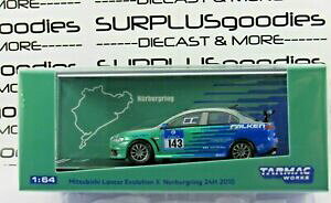 �y���������z�z�r�[�@�͌^�ԁ@�ԁ@���[�V���O�J�[ �����T�[�G�{�����[�V�����t�@���j�����u���N�����N��tarmac works hobby64 mitsubishi lancer evolution evo x falken nurburgring 143