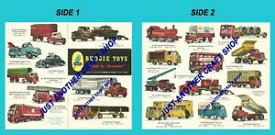【送料無料】ホビー　模型車　車　レーシングカー カラーパンフレットフライヤーミニカタログbudgie toys original debut annees 1960 couleur s brochure flyer mini catalogue