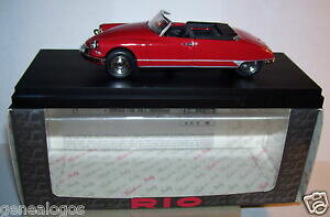 【送料無料】ホビー 模型車 車 レーシングカー リオシトロエンカブリオレボックスrare rio citroen ds 19 cabriolet rouge 1961 ref 4208 in box 143
