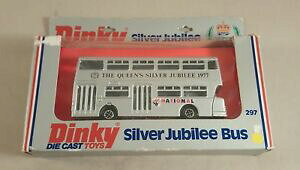 yzzr[@͌^ԁ@ԁ@[VOJ[ Vo[Wr[oX{bNXIWiBe[Wdinky 297 silver jubilee national bus cretvintage original moule sous pression 1970 s