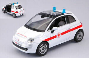 yzzr[@͌^ԁ@ԁ@[VOJ[ ~j`A_CJXgtBAbgbhNXC^AXP[miniature voiture forces ordine diecast fiat 500 croix rouge italien echelle 1