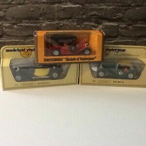 �y���������z�z�r�[�@�͌^�ԁ@�ԁ@���[�V���O�J�[ �}�b�`���f��3 x matchbox models of yesteryear y 24 y 8 y 9 voitures