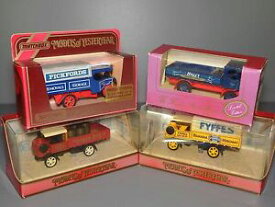 【送料無料】ホビー　模型車　車　レーシングカー マッチ×ヨークシャーホールプロモーションmatchbox steam wagons x4 yorkshire type y32halls fowler promofoden