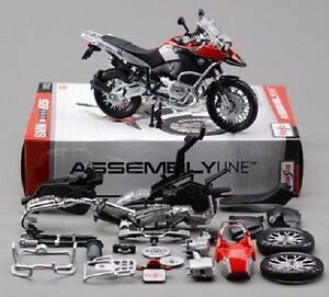 yzzr[@͌^ԁ@ԁ@[VOJ[ I[goCoCNf{bNXmaisto 112 bmw r1200gs assemble diy motorcycle bike model toy red in box