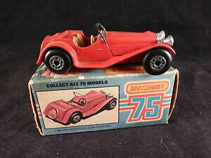 yzzr[@͌^ԁ@ԁ@[VOJ[ }b`bhWK[COh{bNXrare matchbox 75 rouge jaguar ss100 47 1982 150 made in england comme neuf in box