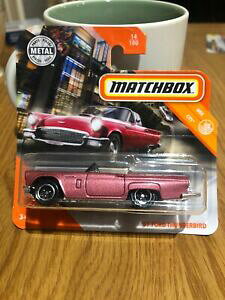 yzzr[@͌^ԁ@ԁ@[VOJ[ }b`[XtH[hT_[o[h[Ymatchbox 2020 release57 ford thunderbird [rose] x5 comme neuf sur court carte