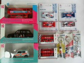 【送料無料】ホビー　模型車　車　レーシングカー バッチジョブロンドンオリンピックモデルボックスgrand job lot london 2012 jeux olympiques corgi diecast models amp; souvenirs tous entierement neuf