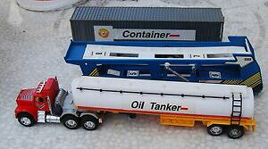 yzzr[@͌^ԁ@ԁ@[VOJ[ g[[vX`bNgbNcamion avec trois remorque en plastique long 42 cm