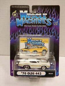 yzzr[@͌^ԁ@ԁ@[VOJ[ }VzCgmuscle machines 1970 olds 442 blanc amp; argent 164 010920dbt3