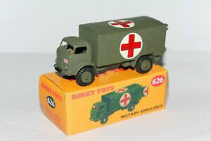 yzzr[@͌^ԁ@ԁ@[VOJ[ {bNXR[hdinky toys 626 army ambulance repeindre qualite repro box code 3 restored