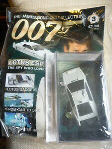yzzr[@͌^ԁ@ԁ@[VOJ[ WF[Y{hRNV[^XGXvAvjames bond car collection question * 3 lotus esprit amp; magazine amp; sealed