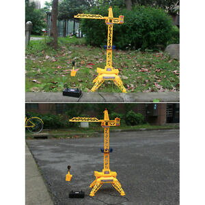 yzzr[@͌^ԁ@ԁ@[VOJ[ ^[N[RN[fLbYGWjAOyellow tower crane toy remote control crane car model kids engineering vehicle