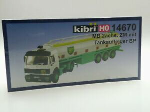 �y���������z�z�r�[�@�͌^�ԁ@�ԁ@���[�V���O�J�[ �s���g�^�[o�{�b�N�Xkibri h0 mb 2axe tracteur avec tankauflieger bp art no 14670 neufneuf dans sa boite