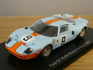 yzzr[@͌^ԁ@ԁ@[VOJ[ AVFbgXp[NtH[h}hQXfhachette spark ford gt 40 gulf 1st le mans 24 1968 rodriguez car model mb04 143