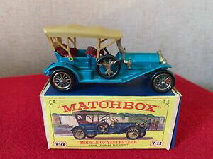 �y���������z�z�r�[�@�͌^�ԁ@�ԁ@���[�V���O�J�[ �}�b�`���f���g�[�}�Xmatchbox models of yesteryear 1909 thomas flyabout y12 boxed near comme neuf