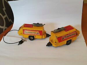 �y���������z�z�r�[�@�͌^�ԁ@�ԁ@���[�V���O�J�[ �r���e�[�W�g���[���[�����h���[�o�[�W�F�l���[�^2 x vintage ancien corgi corgitronics roadworks generateur de remorque pour land rover gb