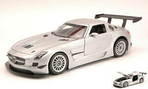 yzzr[@͌^ԁ@ԁ@[VOJ[ ZfXOAe}fmercedes sls amg gt3 silver 124 model motormax