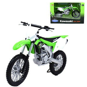 yzzr[@͌^ԁ@ԁ@[VOJ[ I[goCfoCNO[welly 110 kawasaki kx 250f motorcycle model bike green