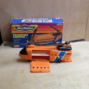yzzr[@͌^ԁ@ԁ@[VOJ[ }CN}VIWre[W`bp[wRv^[Q[{bNXZbgmicro machines galoob vintage orange transport chopper helicopter jeu set b