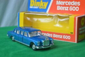 【送料無料】ホビー　模型車　車　レーシングカー ビンテージメルセデスベンツリムジンvintage dinky toys 128 mercedesbenz 600 limousine boxed