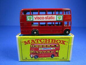 yzzr[@͌^ԁ@ԁ@[VOJ[ }b`hoXX^eBbN{bNXmatchbox 5 london bus viscostatic, 999 en parfait etat, dans sa boite