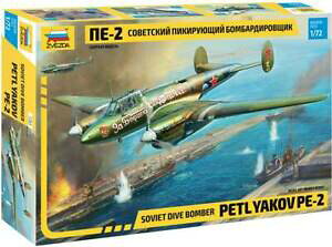 �y���������z�z�r�[�@�͌^�ԁ@�ԁ@���[�V���O�J�[ zvezda 7283 petlyakov pe2 172