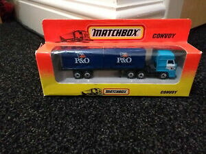 �y���������z�z�r�[�@�͌^�ԁ@�ԁ@���[�V���O�J�[ �}�b�`�{�b�N�Xmatchbox convoy daf pamp;o boxed, comme neuf